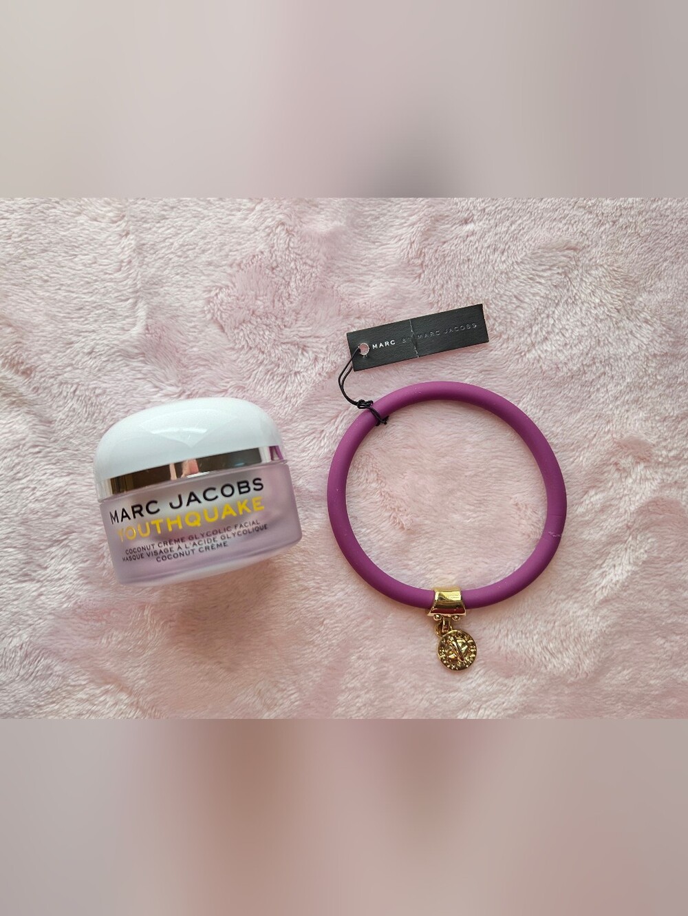Marc Jacobs Bundle Youthquake And Marc By Marc Jacob Silicone Bracelet In Purple